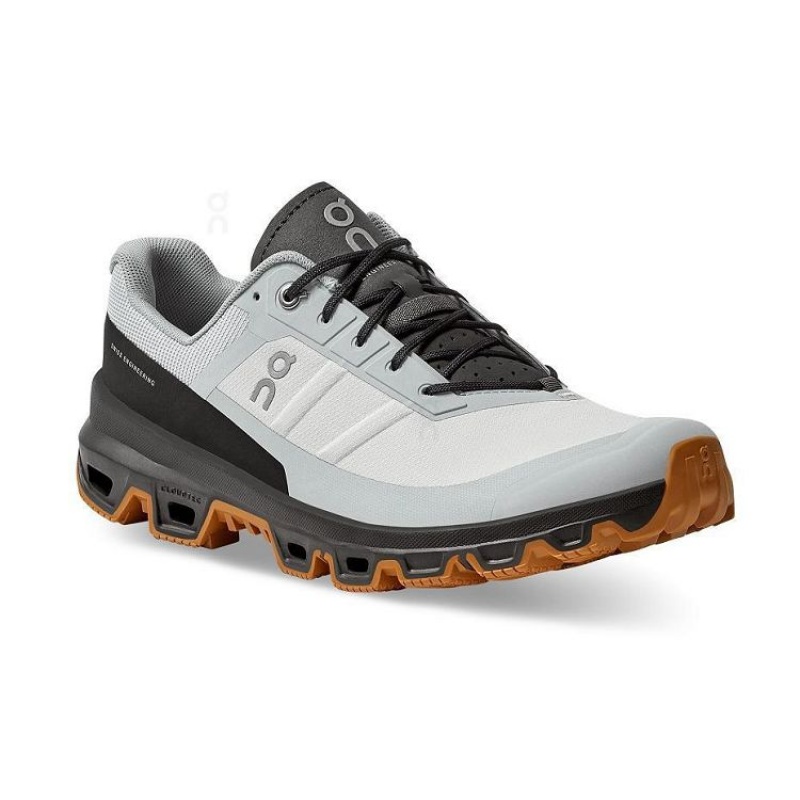 White / Brown Men On Cloud Cloudventure Hiking Shoes | IE_ON8244