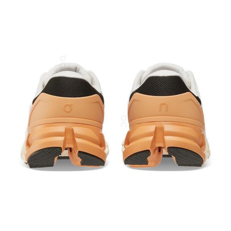 White / Gold Women On Cloud Cloudflyer 4 Road Running Shoes | IE_ON8716