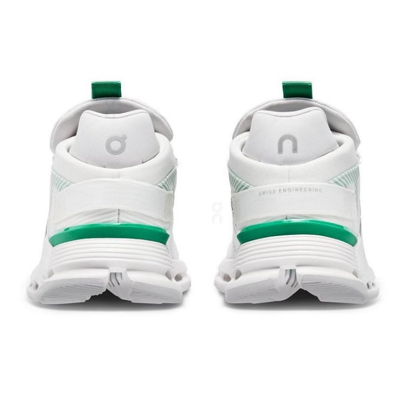 White / Green Men On Cloud Cloudnova Void Sneakers | IE_ON8925