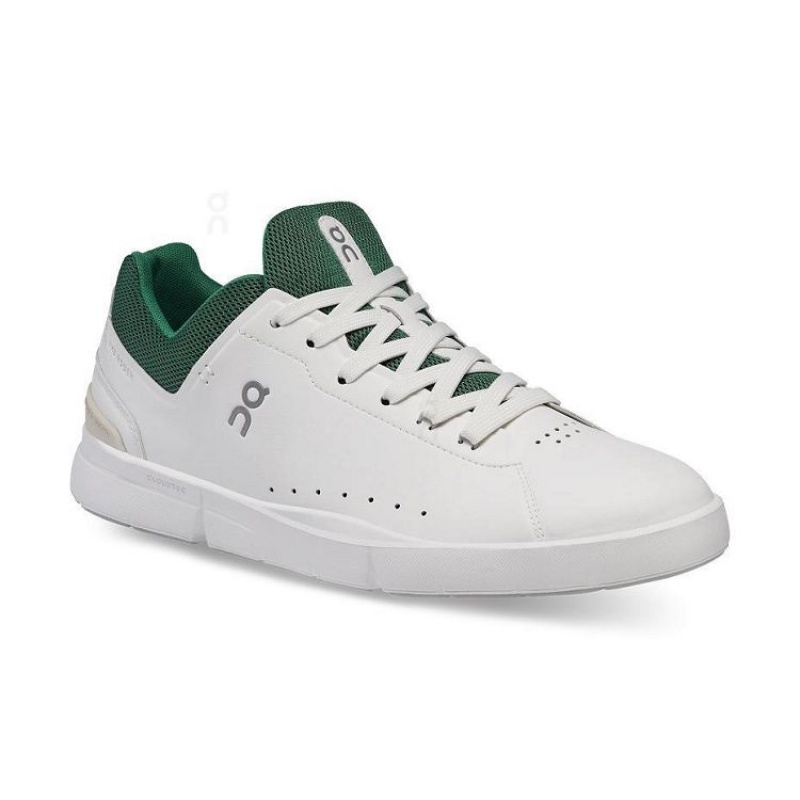 White / Green Men On Cloud THE ROGER Advantage Sneakers | IE_ON8758