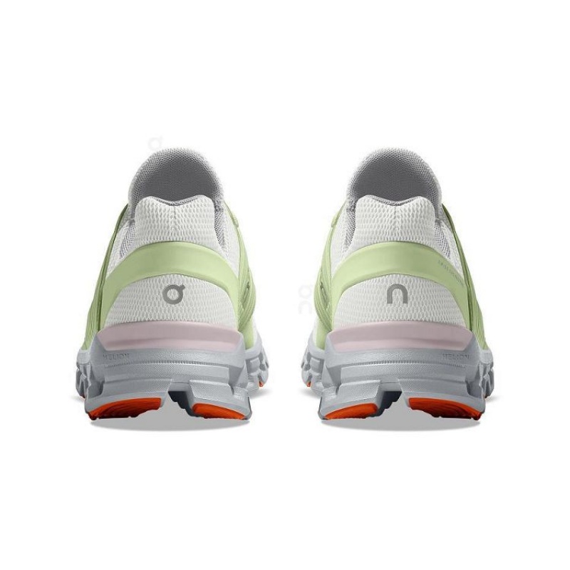 White / Green Women On Cloud Cloudswift Road Running Shoes | IE_ON8306