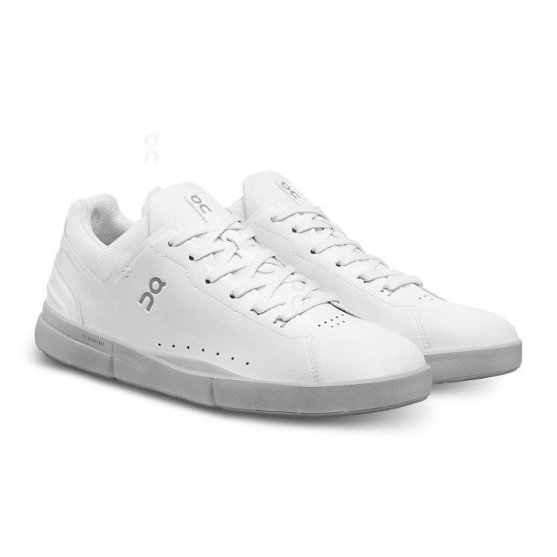 White / Grey Men On Cloud THE ROGER Advantage Sneakers | IE_ON8791