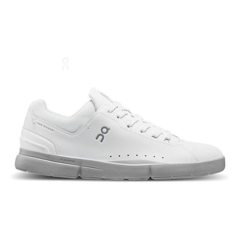 White / Grey Men On Cloud THE ROGER Advantage Sneakers | IE_ON8791