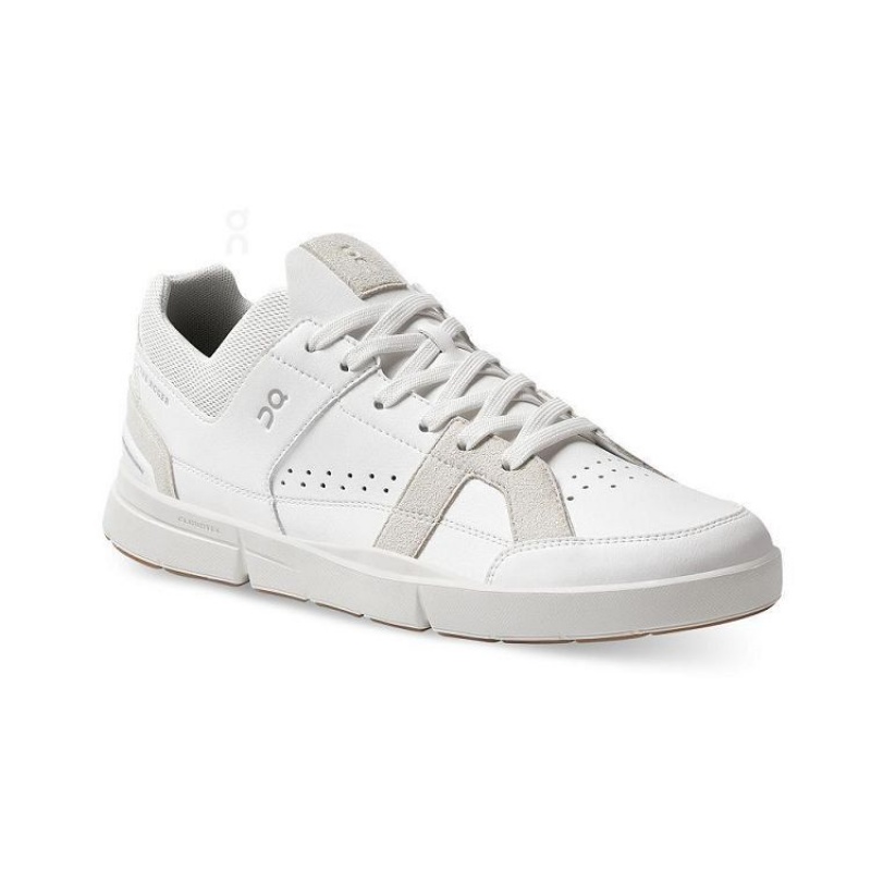 White / Grey Men On Cloud THE ROGER Clubhouse Sneakers | IE_ON8276