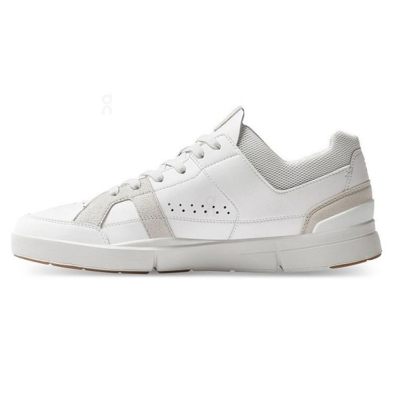 White / Grey Men On Cloud THE ROGER Clubhouse Sneakers | IE_ON8276