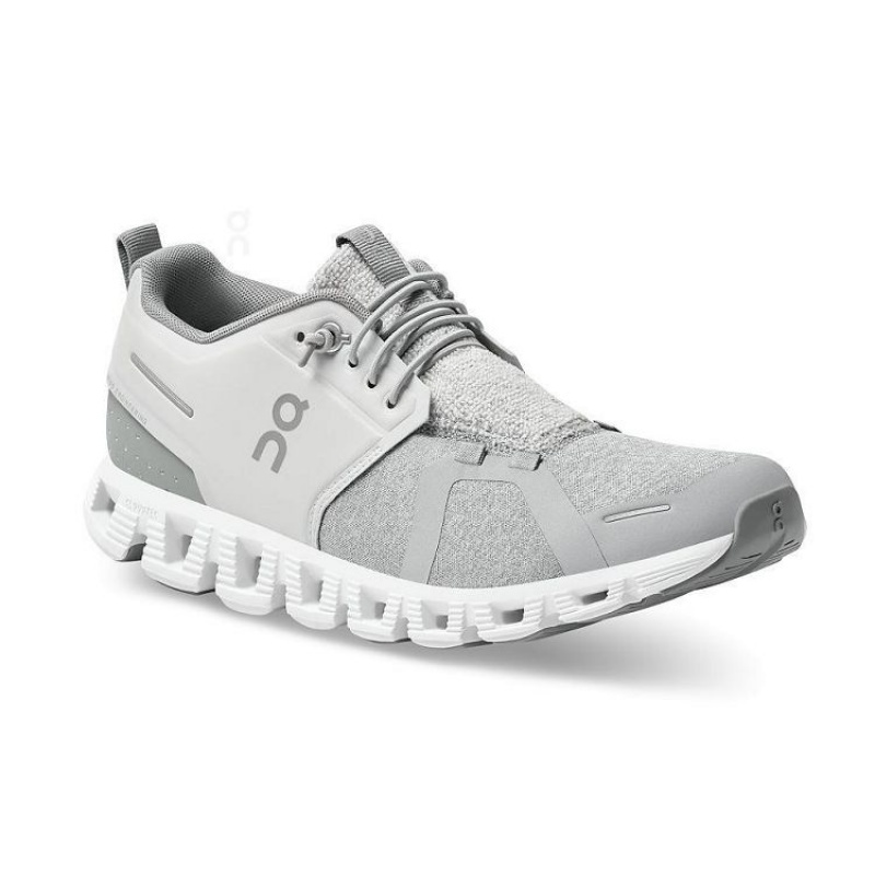 White / Grey Women On Cloud Cloud 5 Terry Sneakers | IE_ON8794