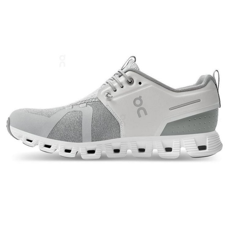 White / Grey Women On Cloud Cloud 5 Terry Sneakers | IE_ON8794