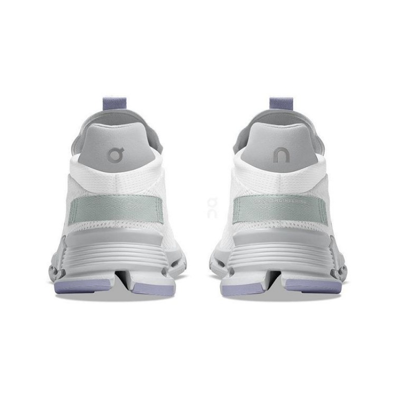 White / Grey Women On Cloud Cloudnova Sneakers | IE_ON9087