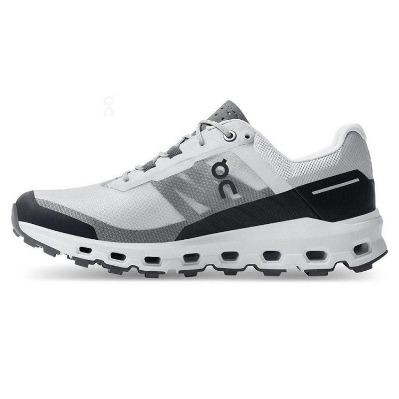 White / Grey Women On Cloud Cloudvista Trail Running Shoes | IE_ON8169