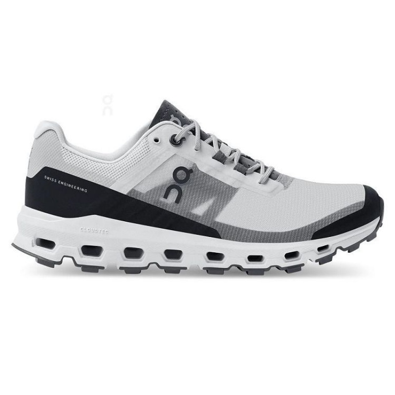 White / Grey Women On Cloud Cloudvista Trail Running Shoes | IE_ON8169