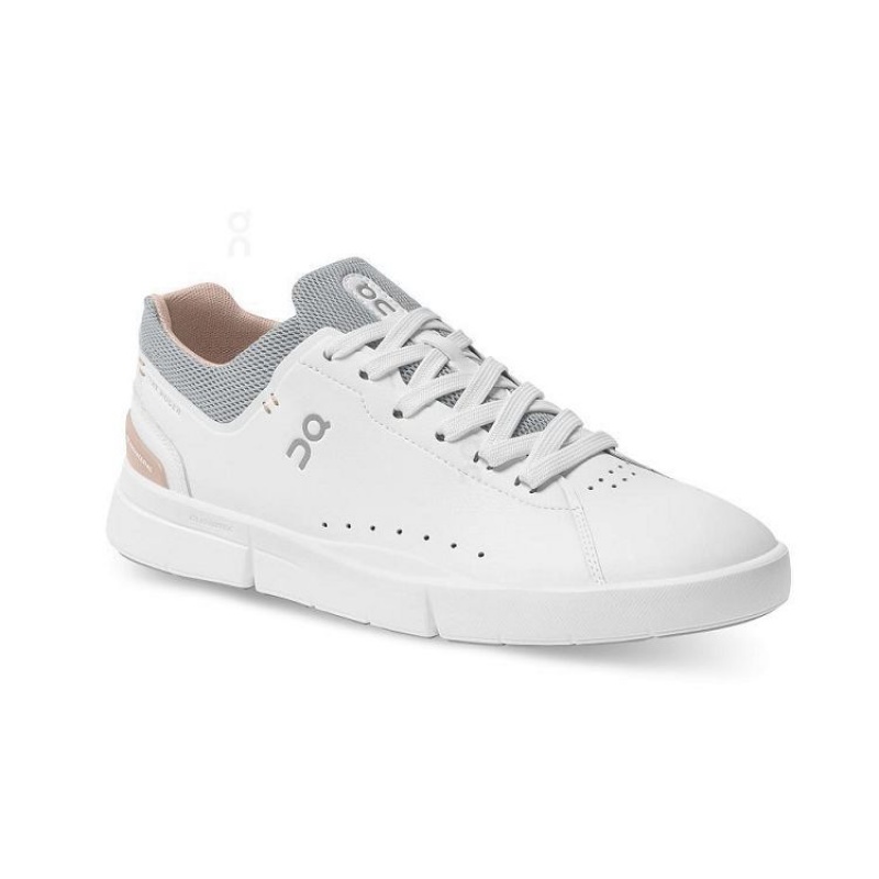 White / Grey Women On Cloud THE ROGER Advantage Sneakers | IE_ON8775