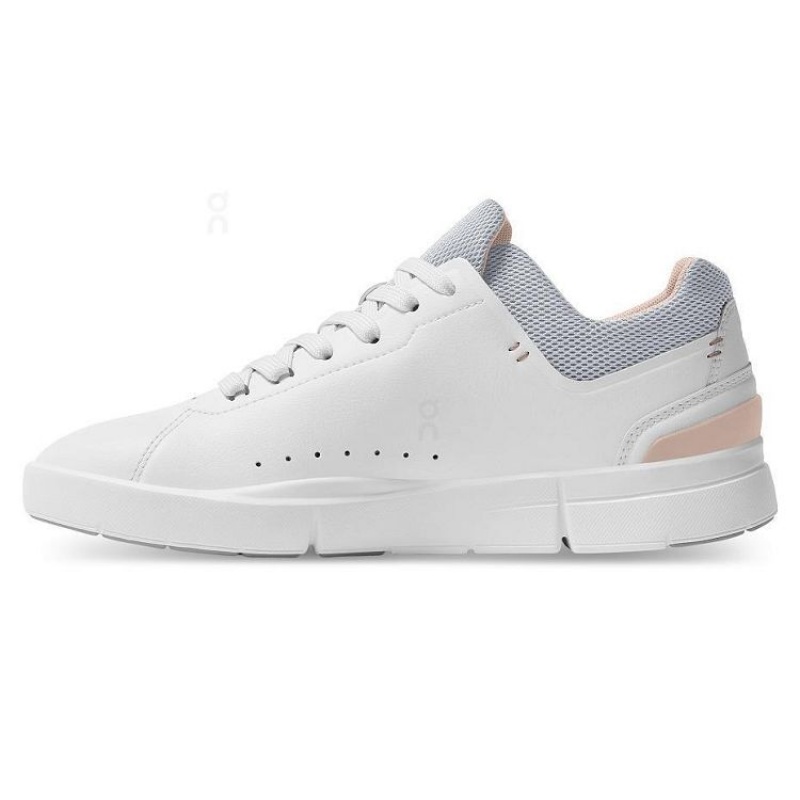 White / Grey Women On Cloud THE ROGER Advantage Sneakers | IE_ON8775