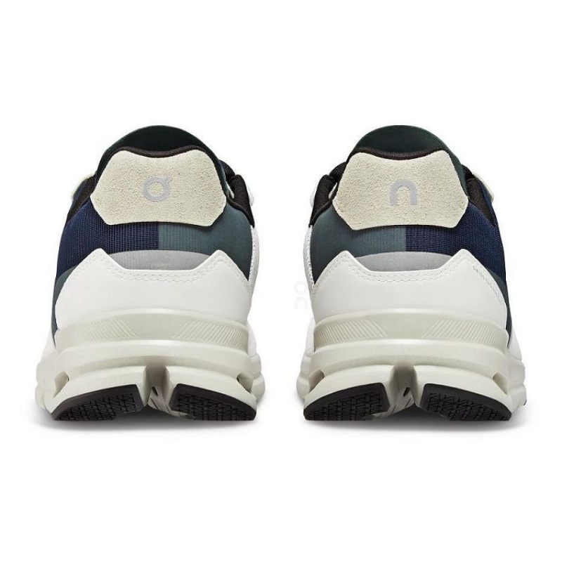 White / Navy Men On Cloud Cloudrift Sneakers | IE_ON8400