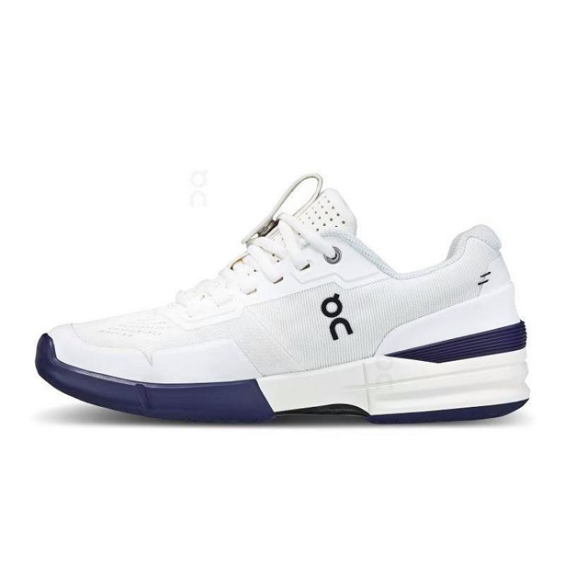 White / Navy Women On Cloud THE ROGER Pro Tennis Shoes | IE_ON8174