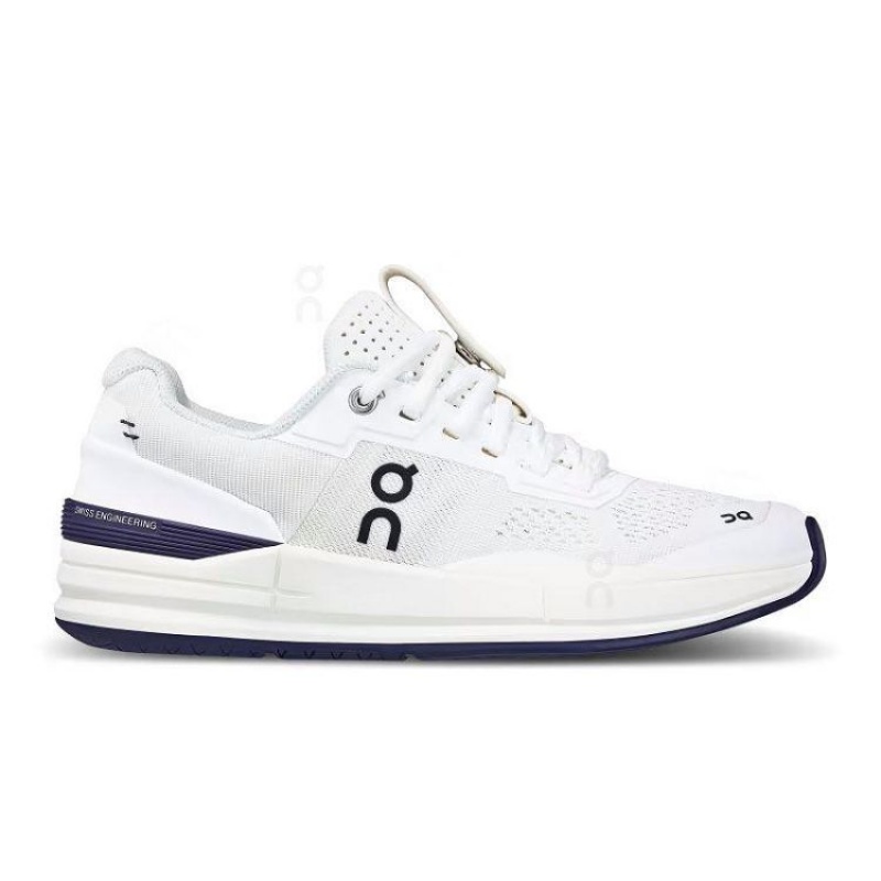 White / Navy Women On Cloud THE ROGER Pro Tennis Shoes | IE_ON8174