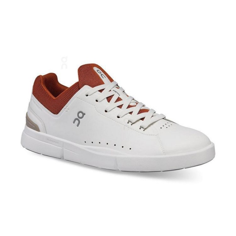 White / Orange Men On Cloud THE ROGER Advantage Sneakers | IE_ON8265