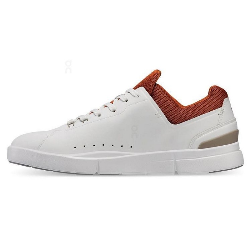 White / Orange Men On Cloud THE ROGER Advantage Sneakers | IE_ON8265