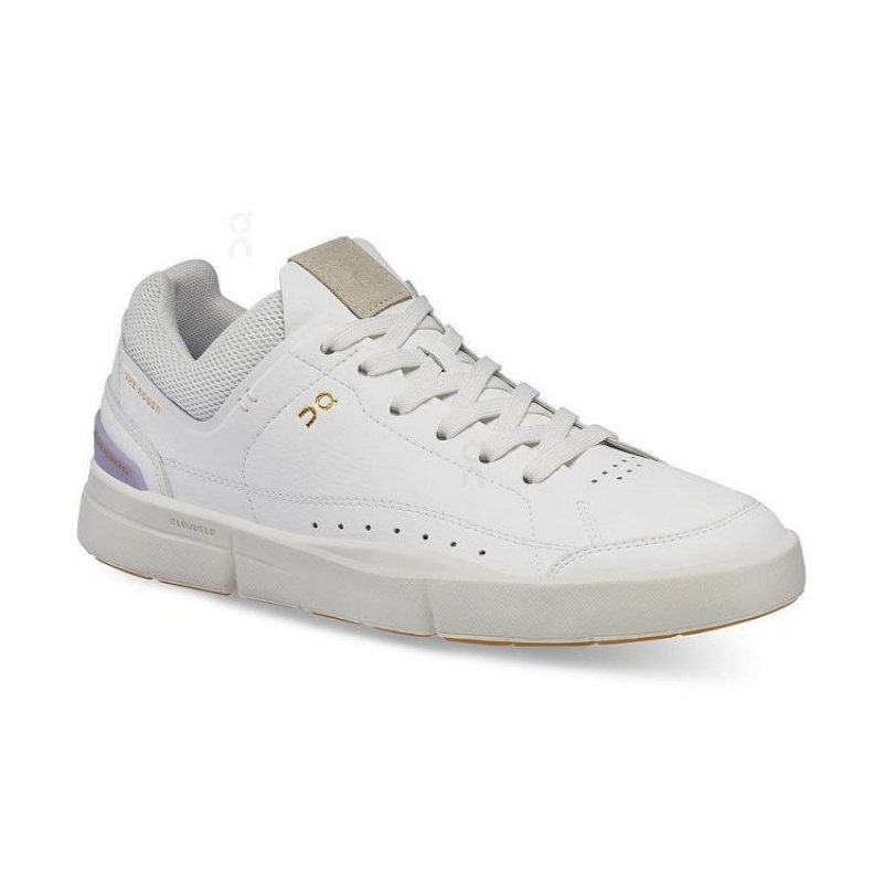 White / Purple Women On Cloud THE ROGER Centre Court Sneakers | IE_ON8995