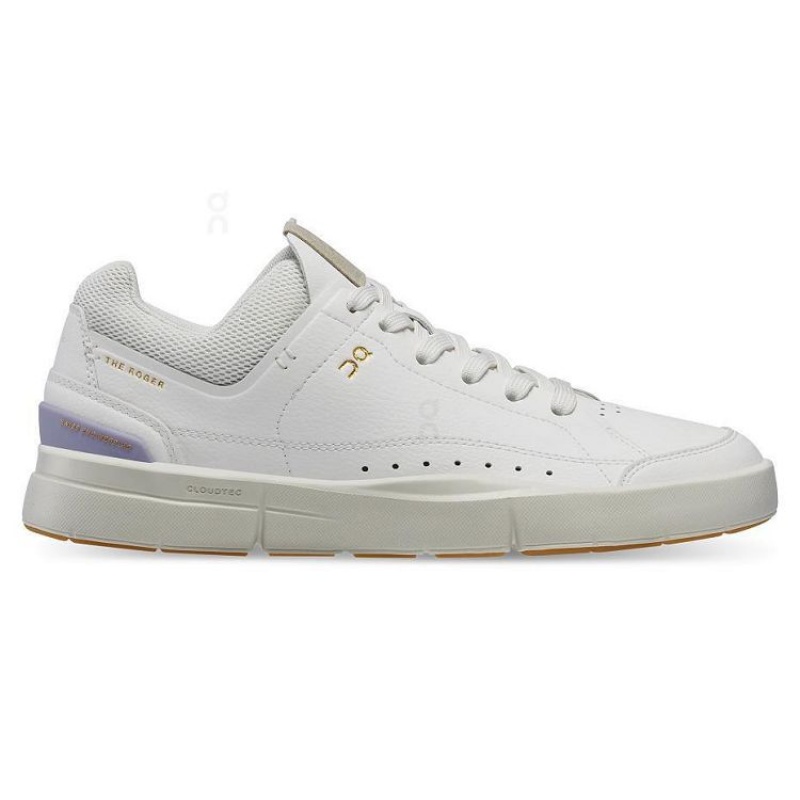 White / Purple Women On Cloud THE ROGER Centre Court Sneakers | IE_ON8995