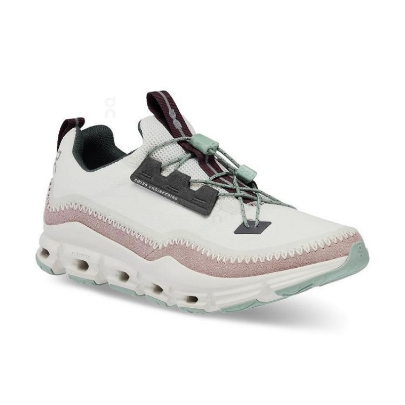 White / Rose Women On Cloud Cloudaway Sneakers | IE_ON8255