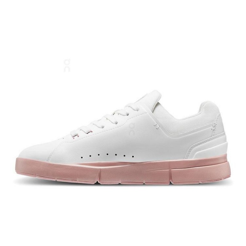 White / Rose Women On Cloud THE ROGER Advantage Sneakers | IE_ON9055