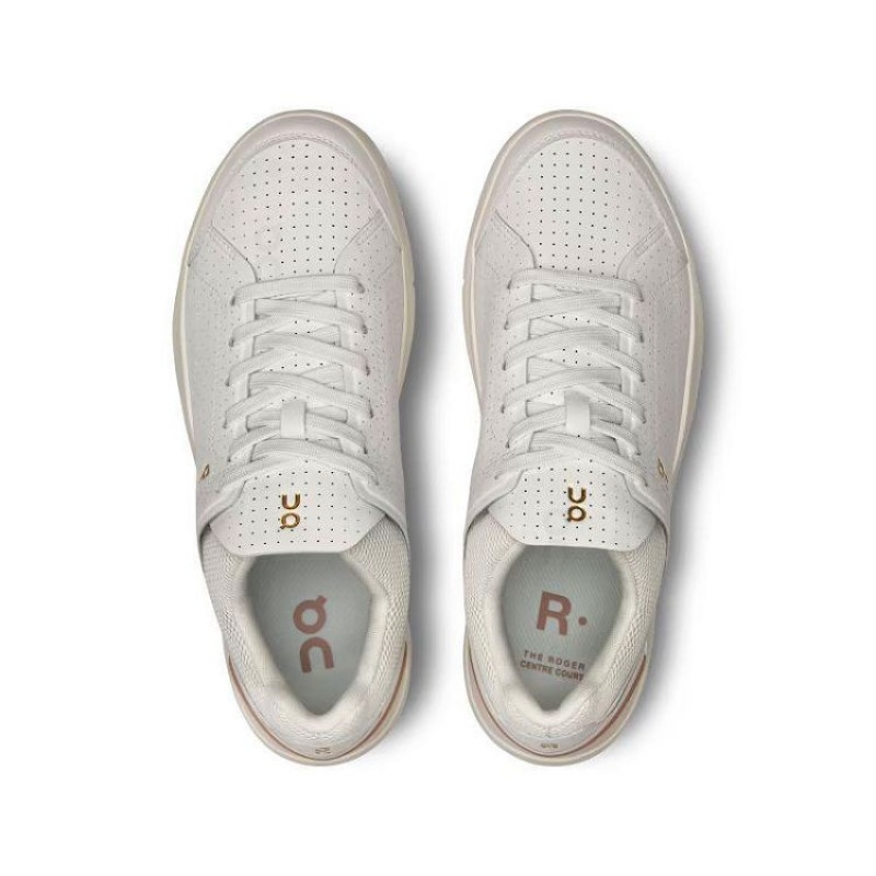 White / Rose Women On Cloud THE ROGER Centre Court Sneakers | IE_ON8782