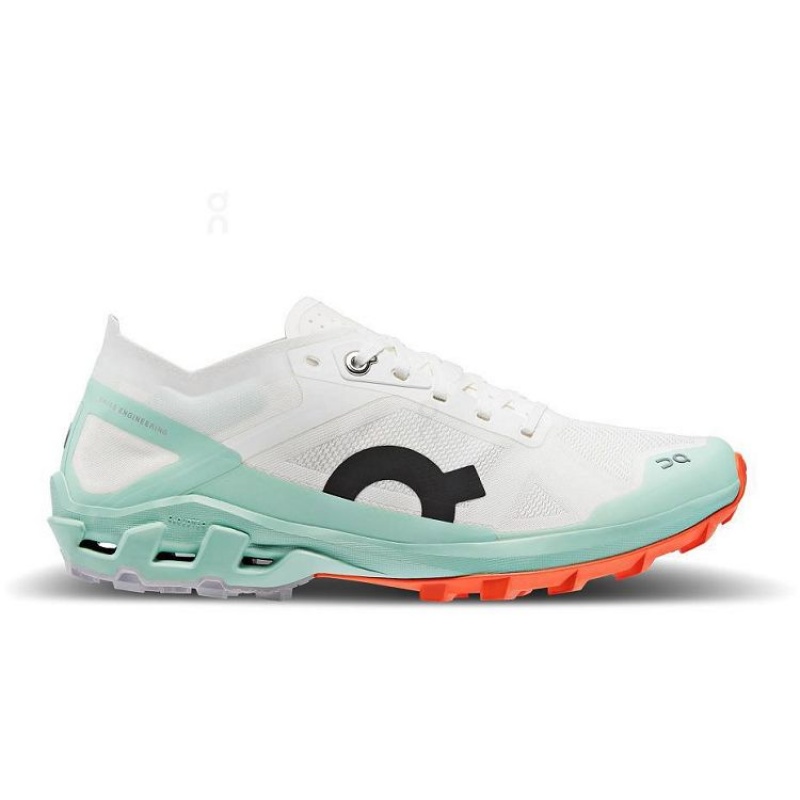 White / Turquoise Women On Cloud Cloudventure Peak 3 Trail Running Shoes | IE_ON8381