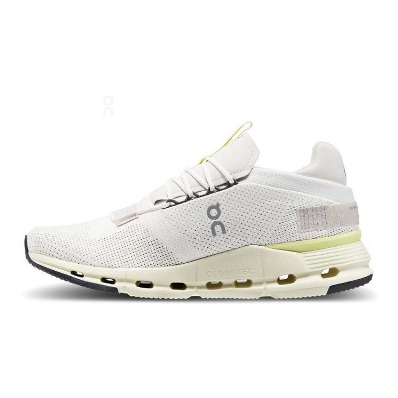 White / Yellow Men On Cloud Cloudnova Sneakers | IE_ON8703