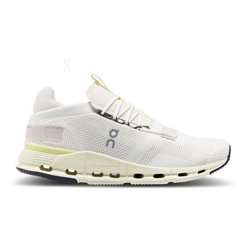 White / Yellow Men On Cloud Cloudnova Sneakers | IE_ON8703