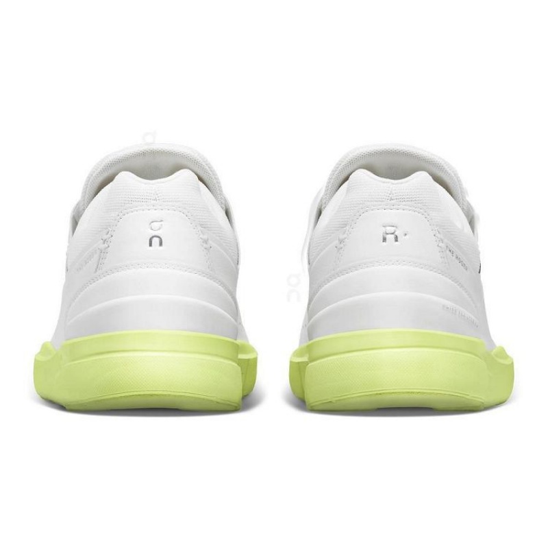 White / Yellow Men On Cloud THE ROGER Advantage Sneakers | IE_ON9125