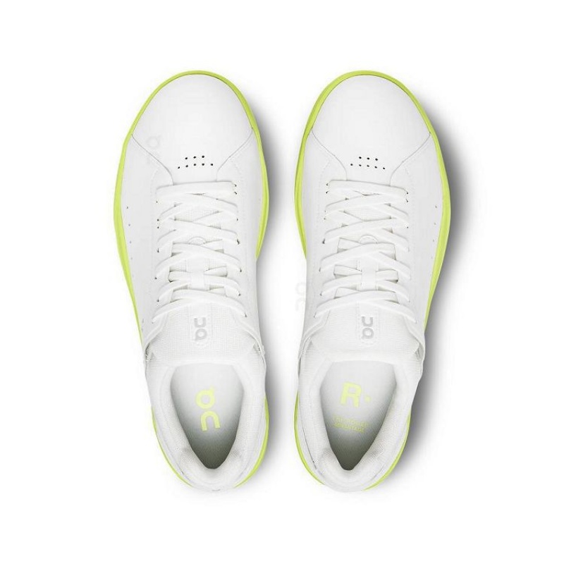 White / Yellow Men On Cloud THE ROGER Advantage Sneakers | IE_ON9125