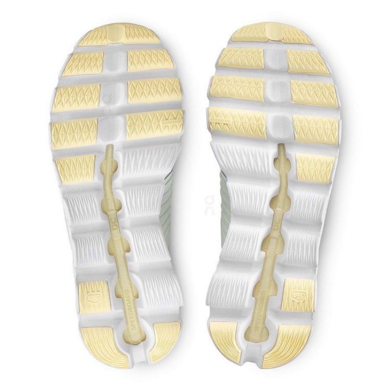 White / Yellow Women On Cloud Cloudswift Road Running Shoes | IE_ON8162