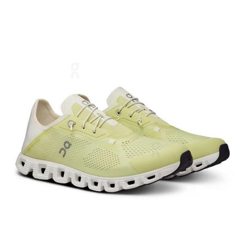 Yellow Men On Cloud Cloud 5 Coast Sneakers | IE_ON8947