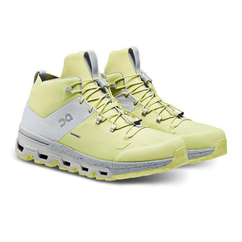 Yellow Men On Cloud Cloudtrax Waterproof Hiking Boots | IE_ON8166