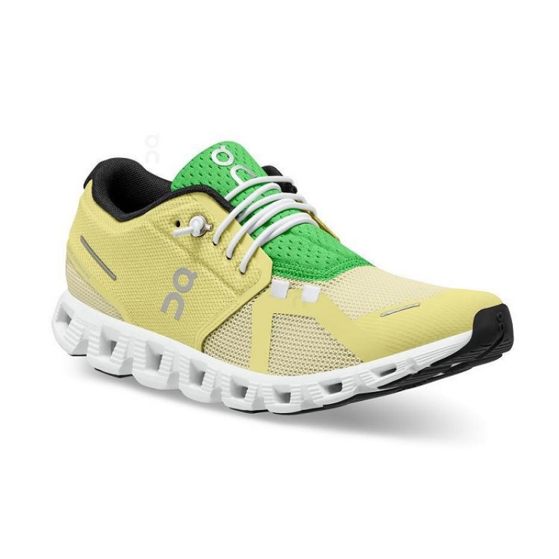 Yellow Women On Cloud Cloud 5 Push Sneakers | IE_ON1174