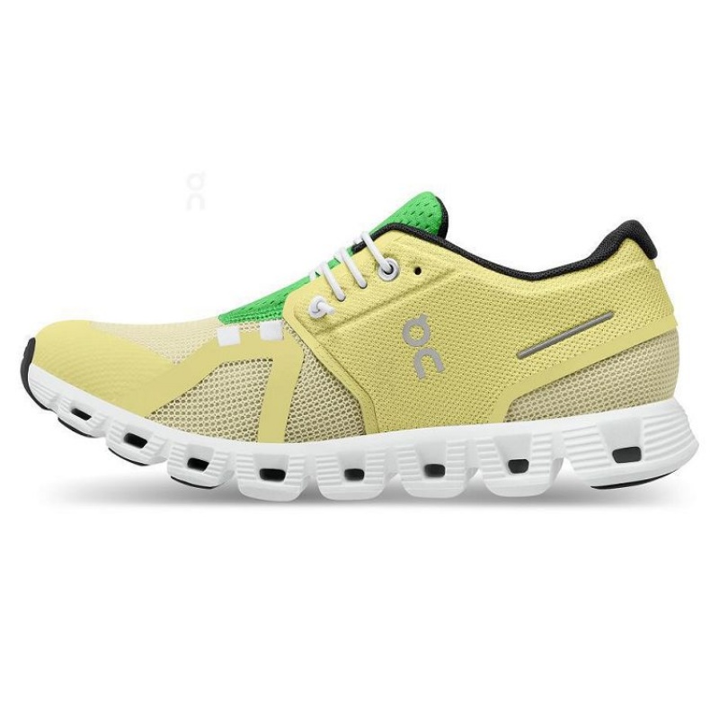 Yellow Women On Cloud Cloud 5 Push Sneakers | IE_ON1174