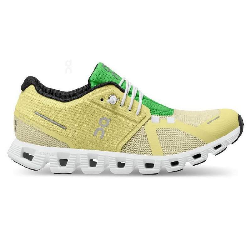 Yellow Women On Cloud Cloud 5 Push Sneakers | IE_ON1174