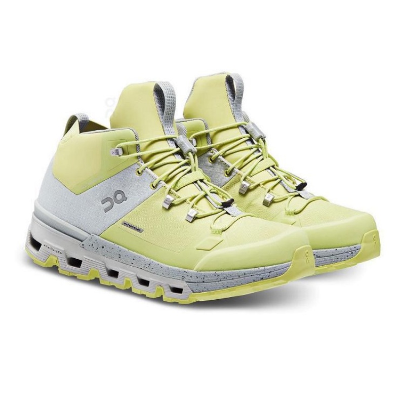 Yellow Women On Cloud Cloudtrax Waterproof Hiking Boots | IE_ON8011