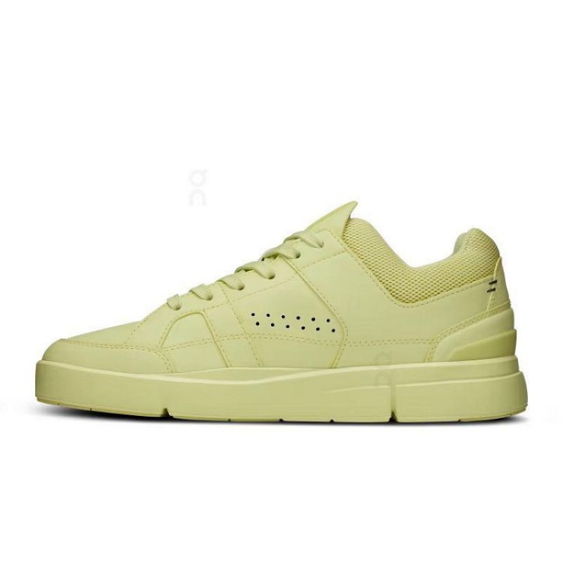 Yellow Women On Cloud THE ROGER Clubhouse Sneakers | IE_ON8943